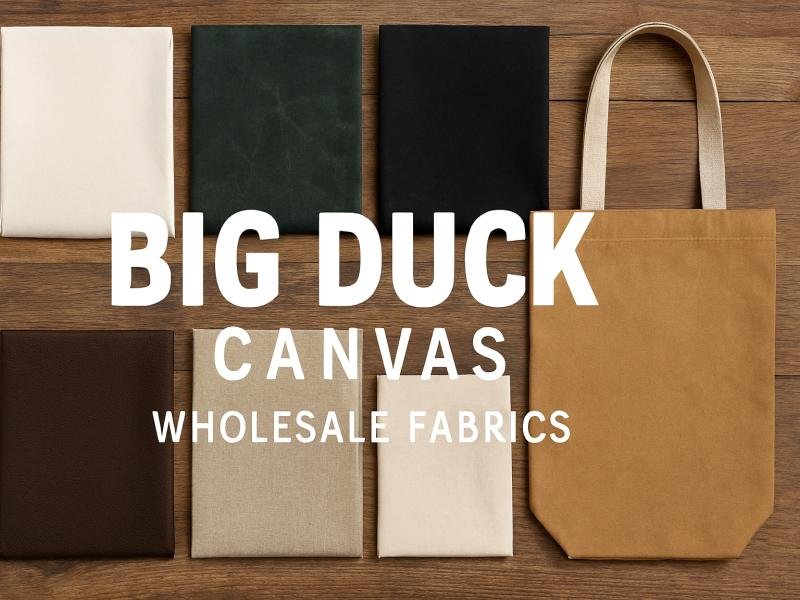 Big Duck Canvas The Definitive Guide to Premium Wholesale Canvas Fabric