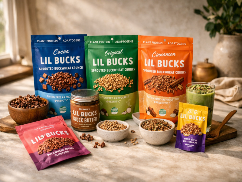 Lil Bucks Review and Product Guide. Best Sprouted Buckwheat Snacks and Healthy Crunchy Toppers